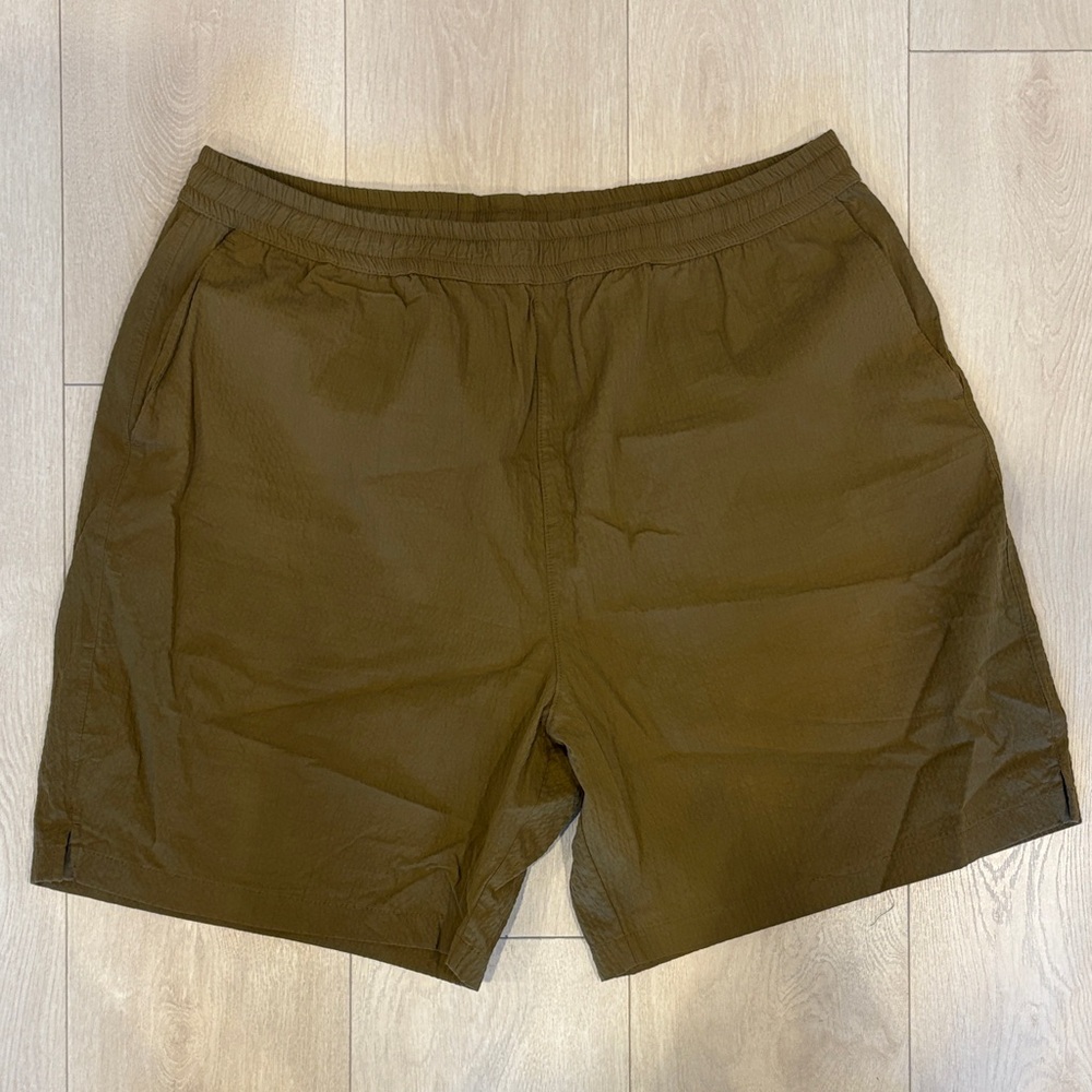 Daily Paper Olive Athletic Drawstring Shorts